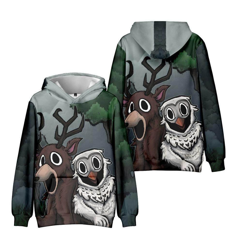 YMQ235 3D Digital Art Plus Size Hoodie - European & American Style