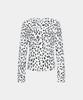 NOICE Leopard Twist T-Shirt - Off White