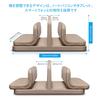 Vertical PU Leather Laptop Holds Two Adjustable Fits Stand, Laptops, Width, MacBook/Air/Surface/Pad/Smartphones, Etc. (Apricot)