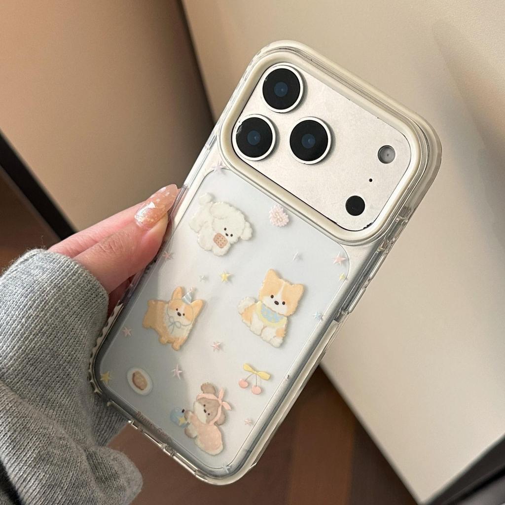 Cute Puppy Phone Case for iPhone 16, iPhone 17, and iPhone 17 Pro Max
