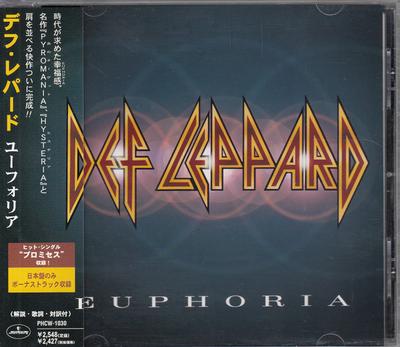 CD DEF LEPPARD  Euphoria PHCW1030 Mercury Bludge 1999 Japan Metal Used