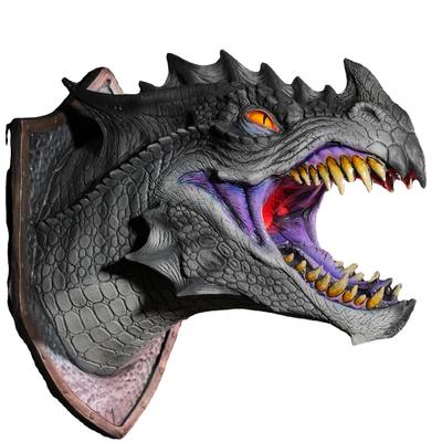 Sprayer LED Drachenkopf Hängelampe Laterne Wandlampe Harz Dinosaurier Basteln Halloween Dekoration Hängelampe
