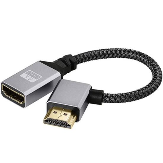 

Кабель-адаптер «папа-мама» HDMI, совместимый с 4K-металлом, для ноутбука, телевизора, аудио- и видеопередачи, HDMI-совместимый конвертер, удлинитель для передачи данных Right