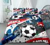 Football Bedding Set Printing Pillowcase Quilt Cover Soccer Duvet Covers  Home Textiles Queen King Size Sport Theme Quilt Cover