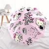 1pc Hello Kitty Anniversary Design Umbrella with Plastic Handle,Suitable for All Seasons Home Travel Outdoor UmbrellaSanlio518