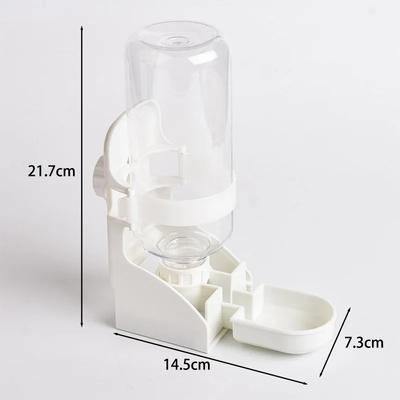 500ML Parrot Bird Water Dispenser Auto Leak Proof Cage Hanging Drinker Bowl for Rabbits Hedgehogs Dutch Piglets Small Pets Bird