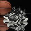 Kids Basketball Shoes With Rotating Buckle Breathable Lightweight Non-Slip Athletic Sneakers Boys Girls
