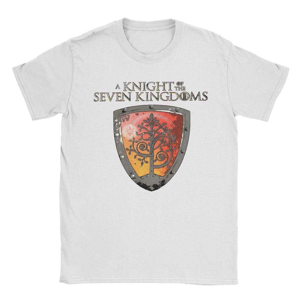 Unisex Women Graphic Printed A Knight of the Seven Kingdoms T Shirt Tee Pure Cotton Tshirts Clothing