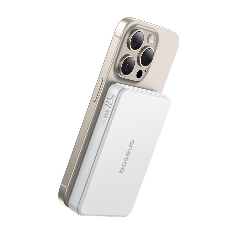 Powerbank Magnetyczny Baseus Airpow2 Qi2 10000Mah 22,5W (Biały)