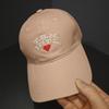 Fashion love letter embroidery baseball cap men and women spring and summer outdoor students riding sunshade sunscreen cap cap