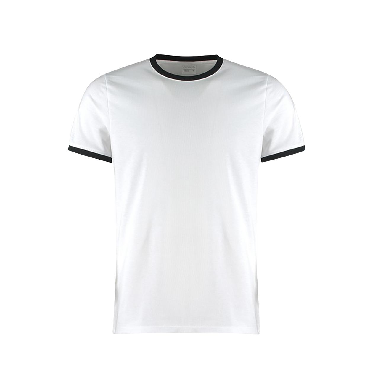 Kustom Kit Heren Fashion Fit Ringer T-shirt L