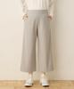 DECOY 58cm Heather Size 67cm Women's Fleece-Lined Wide-Leg Pants, Length, Gray, 494630,