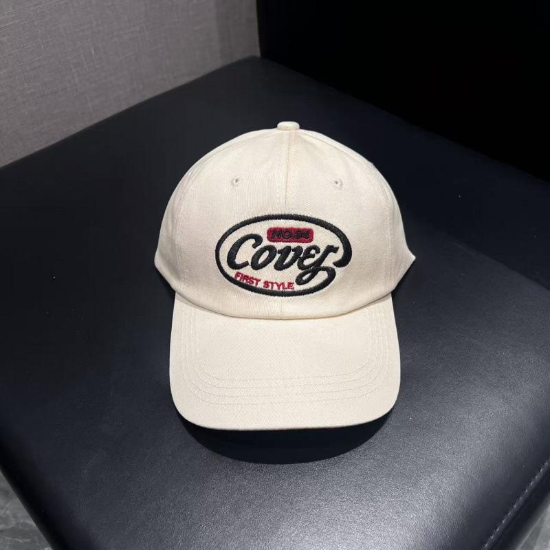 Fashion Hat Baseball Cap Letter ins Embroidery Washed Cotton Baseball Cap Female Retro Old Versatile Face Small Peaked Cap Male