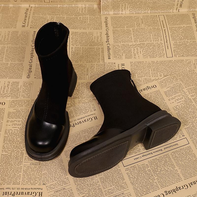 Ankle Boots for Women's Heels Shoes Suede Fashion Casual Dress Winter Boots  Designer Retro New Comfort Short Mujer De Botas