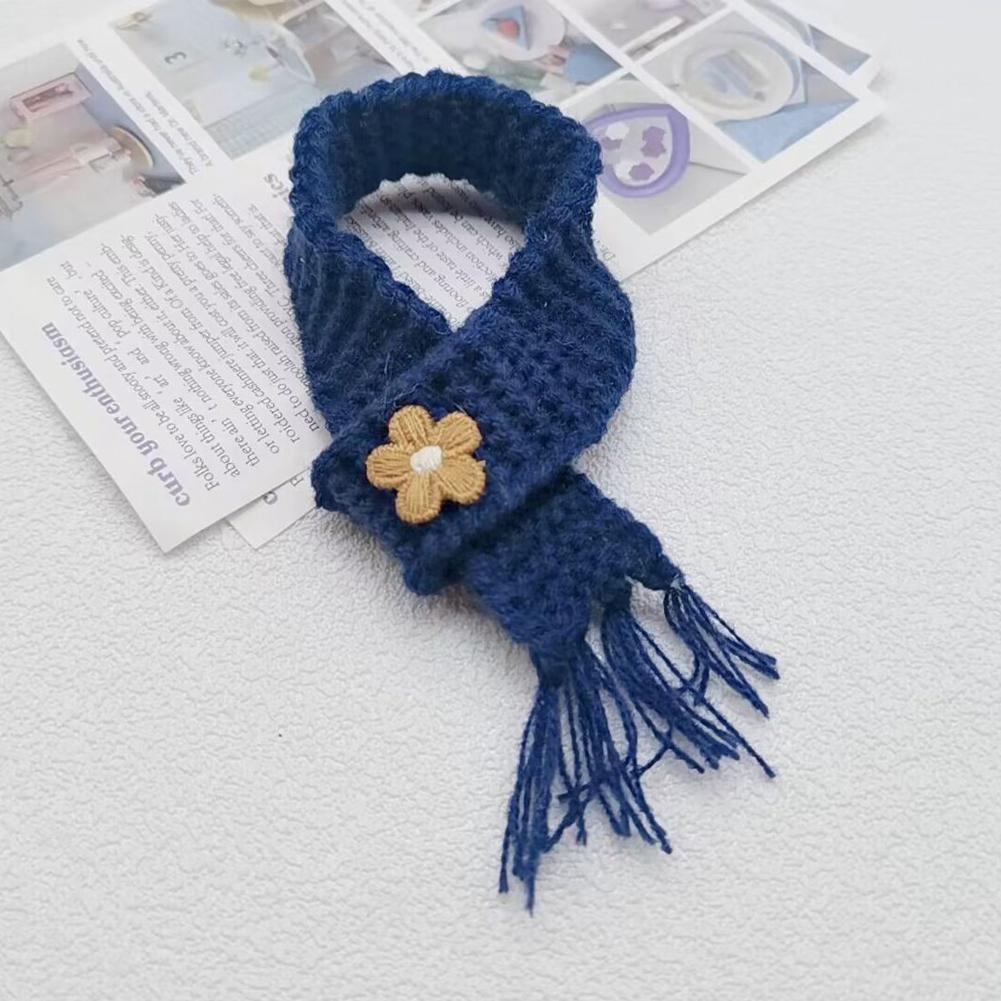 Dollhouse Miniature Knitting Scarf Ornament DIY Dolls Clothing Accessories Dress Up for Birthday Gift