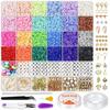 Bead Bracelet Making Kit Box Beads for Jewelry Making Handmade DIY Bracelets and Necklace