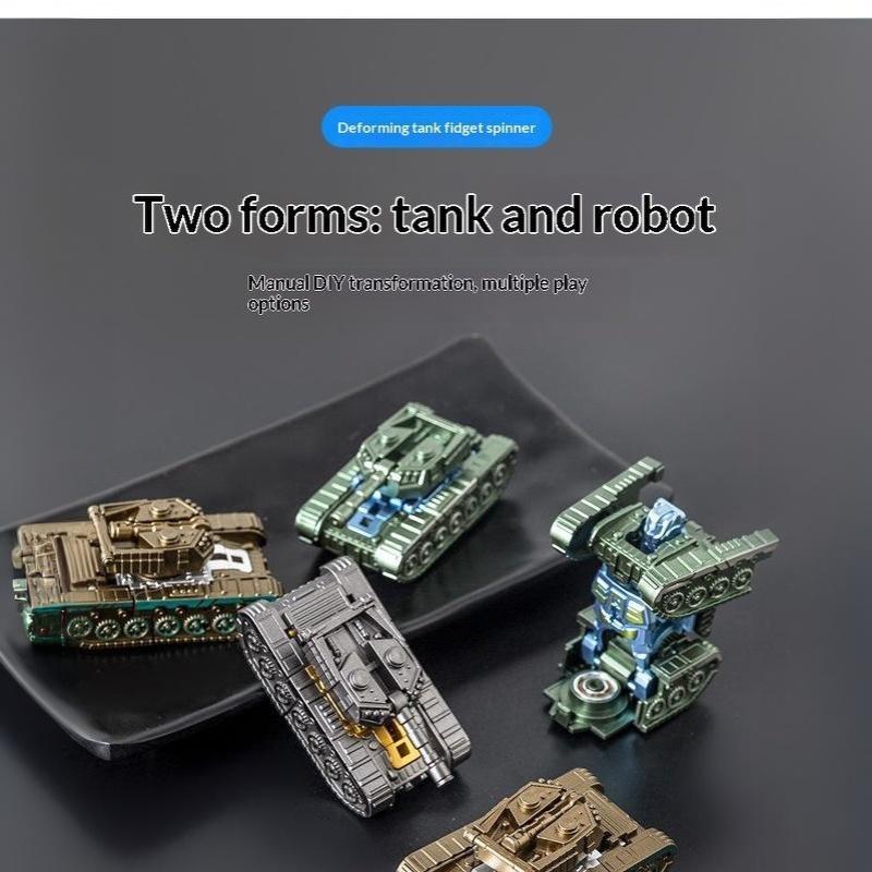 Creative Transforming Tank Gyroscope Finger Tip Gyroscope Stress Relief And Ventilation Finger Gyroscope