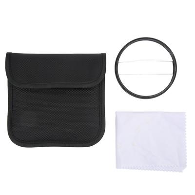 Filtro de efectos especiales para cámara, doble media luna, filtro de dioptrías divididas, desenfoque de primer plano