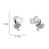 1Pair Butterfly Headphone  Buckle Diy Zircon Headphone Decoration Clip Removeable Easy To Install Earbud Accessories