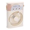 Portable Air Conditioner Fan Quiet 4000mAh Rechargeable USB Personal Air Cooler with 3 Speeds 3 Spray Nozzles for Home