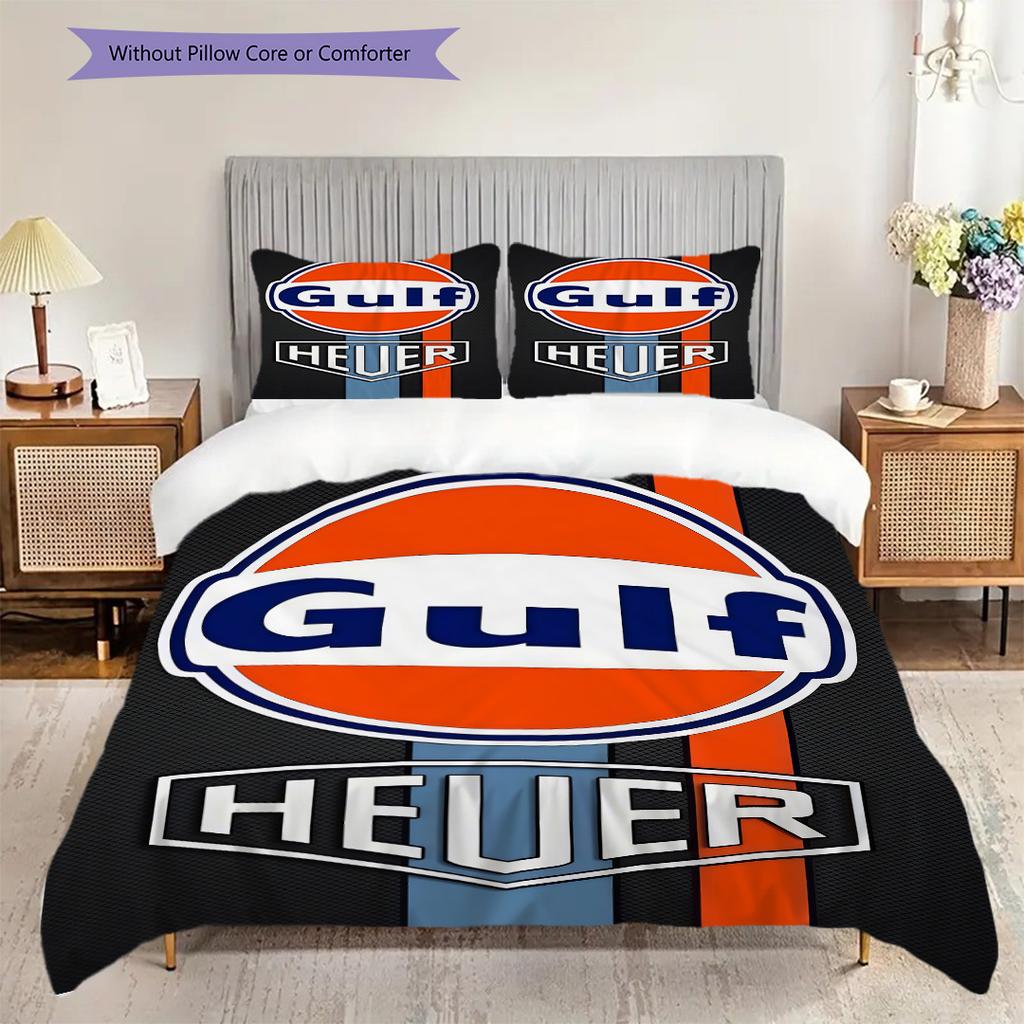 Gulf Heuer Emblem Bedding 1 Duvet Cover 2 Pillowcase Without Core Duvet Cover And Pillowcase Christmas Birthday Gift Soft And Comfortable
