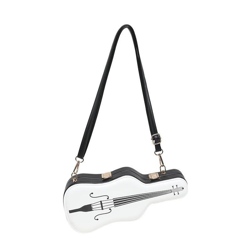 Unique Guitar-Shaped Shoulder Bag Women Trendy