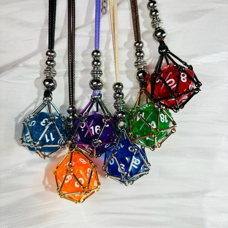 Fashionable Adjustable Metal Cage Necklace Crystal Holder Pendant Neckchain For Men Women Stylish Jewelry Accessories