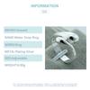 925 Silver Simple Water Drop Open Ring For Women Wedding Fashion Silver 925 Jewelry