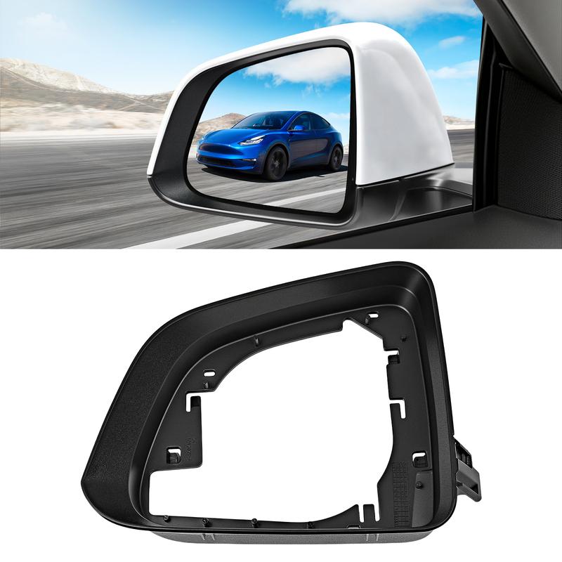 Auto Left Right Side Mirror Frame Holder For Tesla Model Y Replace Side Wing Mirror Housing Frame Left Driver Side