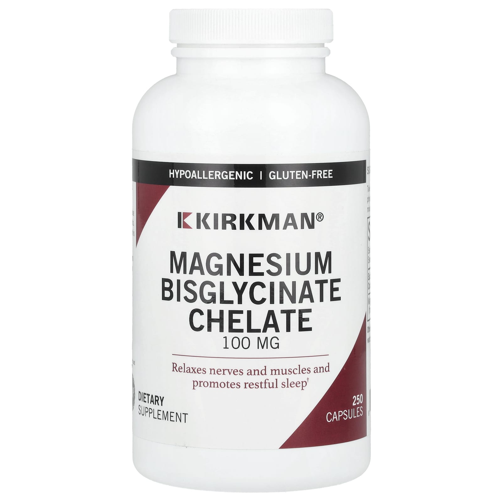 

Kirkman Labs, Magnesium Bisglycinate Chelate, 250 Capsules