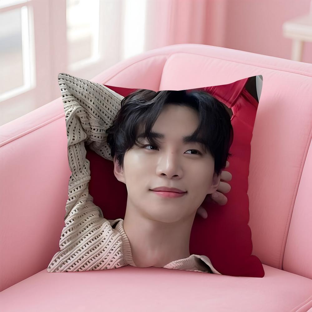 singer charismatic JJunho Cushion Cover Pillow Case Soft Skin Friendly Fabric Concealed Zipper