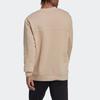 adidas Sweatshirts Men's Brown Crew Neck Moderate Other HN4756