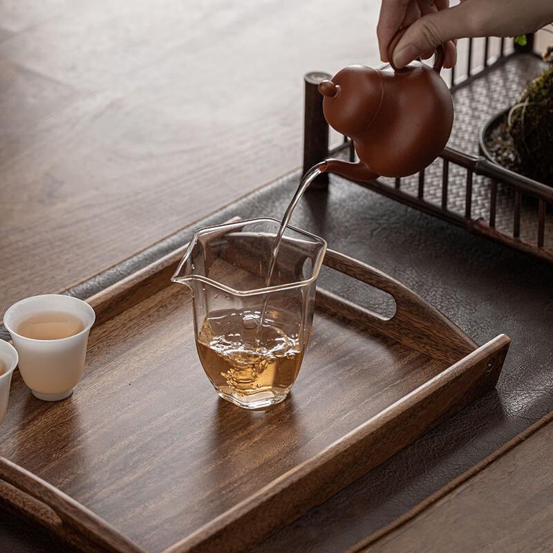 Walnut Solid Wood Rectangular Serving Tray