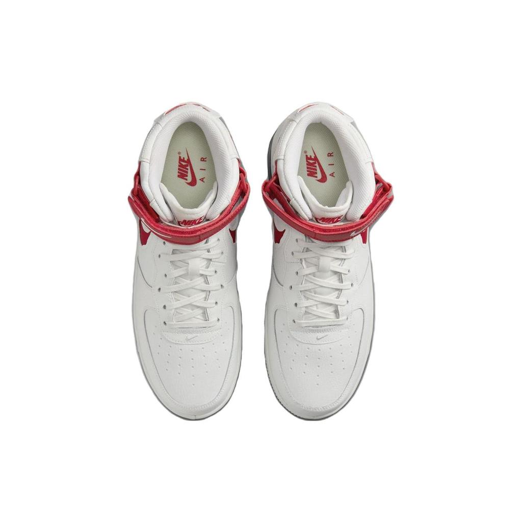 Nike Air Force 1 Mid Evo Summit White University Red Men Sneakers FB1374-102