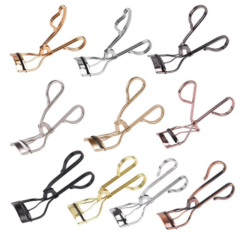 Popular Pink Eyelash Curler with Comb for Beginners - Portable Partial Eyelash Tool
