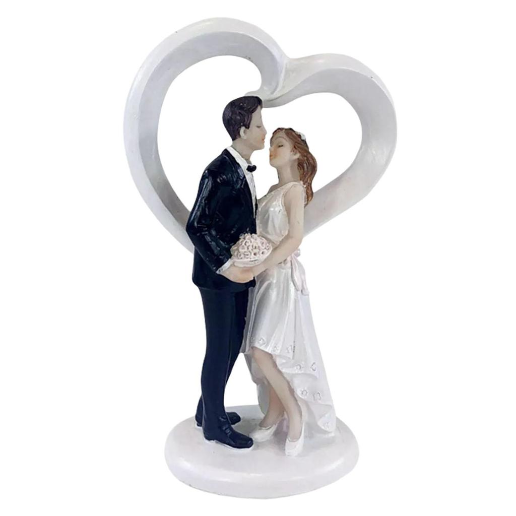 Wedding Cake Figure Cake Decoration Wedding Pair Groom And Bride Modern