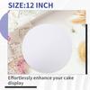 Round Cake Base Plate 12in With Pe Laminate For Home Baking And Party Decor
