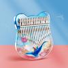 Profession Kalimba 17/21 Keys Thumb Piano with Study Instruction & Tune Hammer Acrylic Finger Piano for Kid Beginners