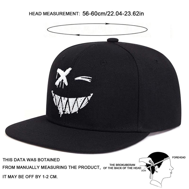 Unisex  Embroidery Hip-Hop Hats Spring Autumn Adjustable Casual Snapback Baseball Caps Outdoor Sunscreen Hat