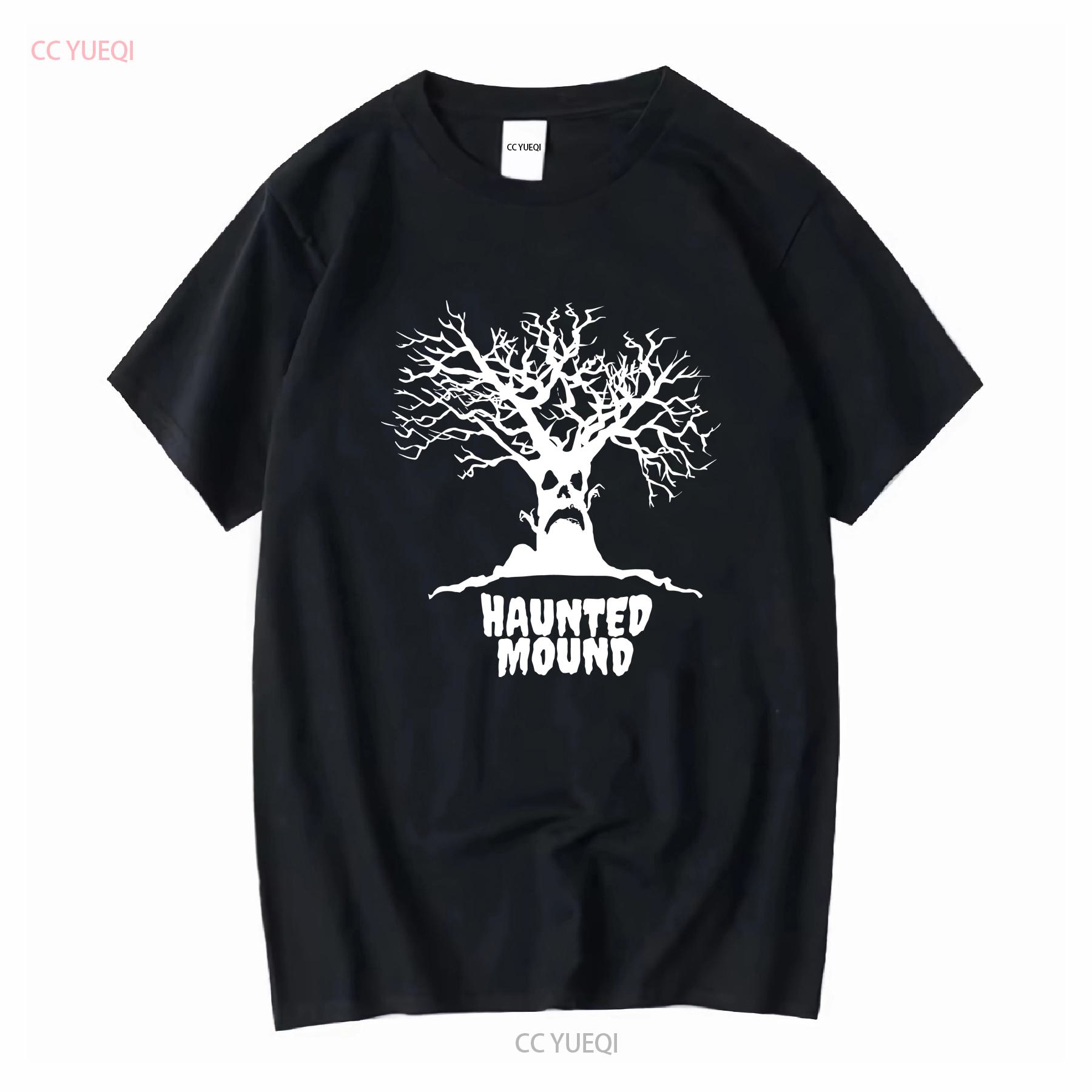 

Haunted Mound Sematary Spooky Tree T Shirt long or short sleeves vintage Washed Unisex Top For Everyday Wear Stretched 4XL
