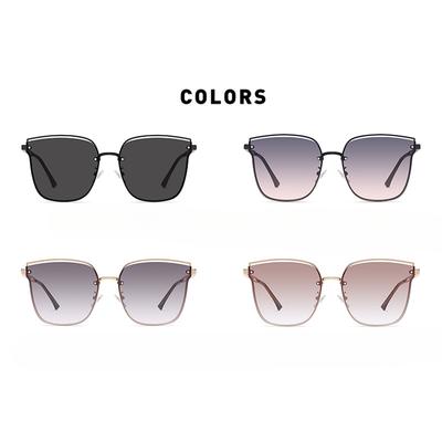 Nuevas Gafas de Sol con Lentes de Nylon Celebridad de Internet Caja Grande Gafas de Sol Su Yan Street Gafas de Sol Femeninas