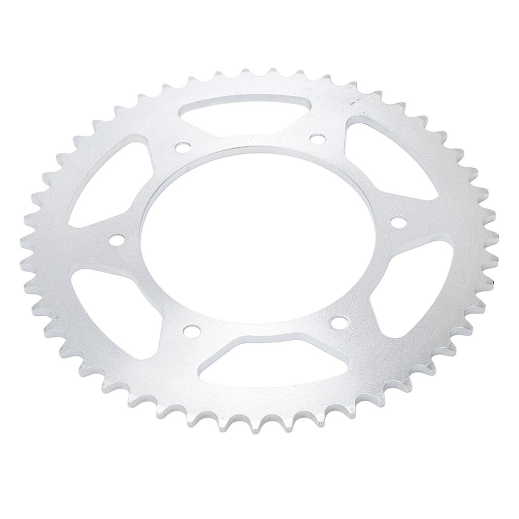 49T Rear Sprocket Wear Resistant Oilproof Steel Chain Sprocket Cog Replacement for Motorcycle
