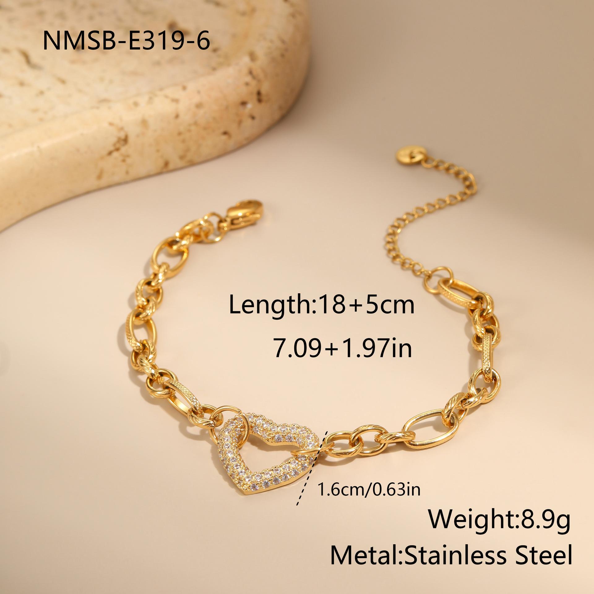 GEMCHIC Women s Fashion Light Luxury Star Stainless Steel Bracelet Trendy Versatile Women s Hand Chain