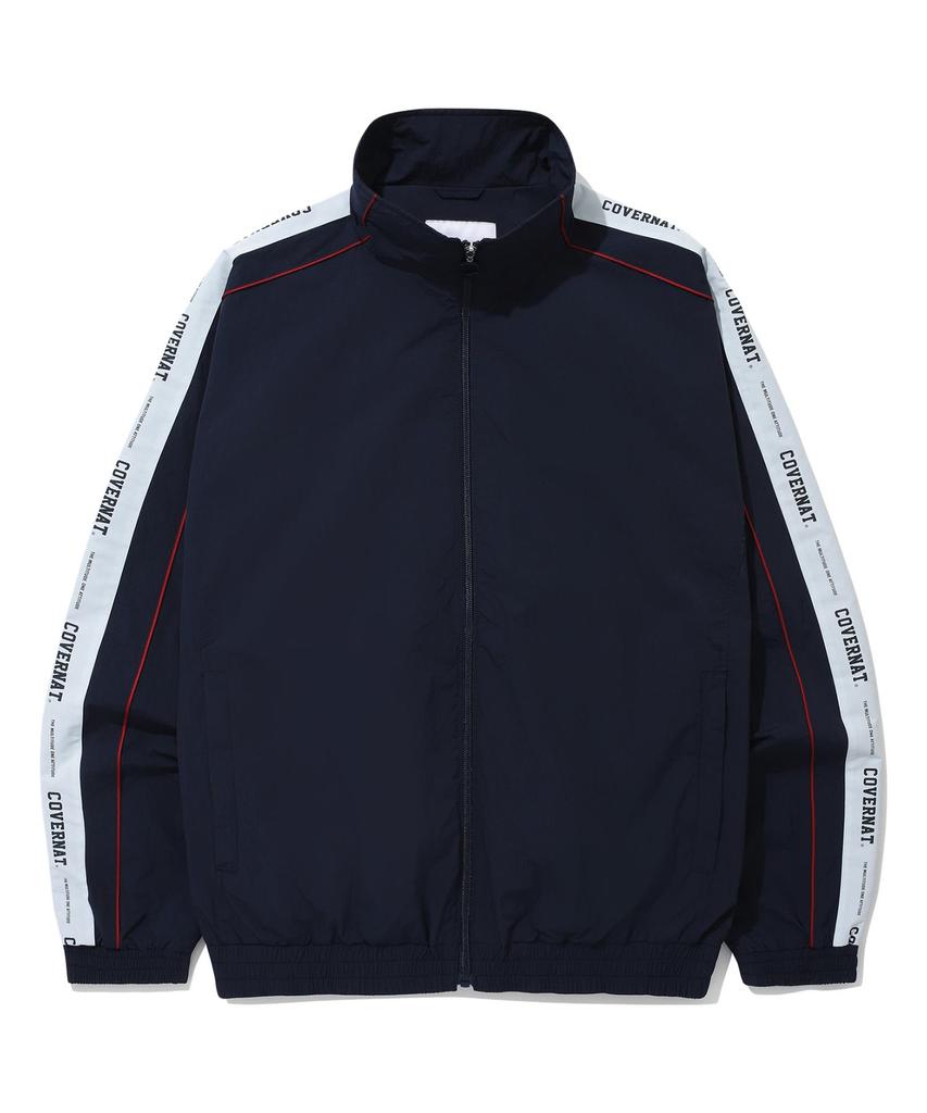 COVERNAT Retro Track Jacket Navy