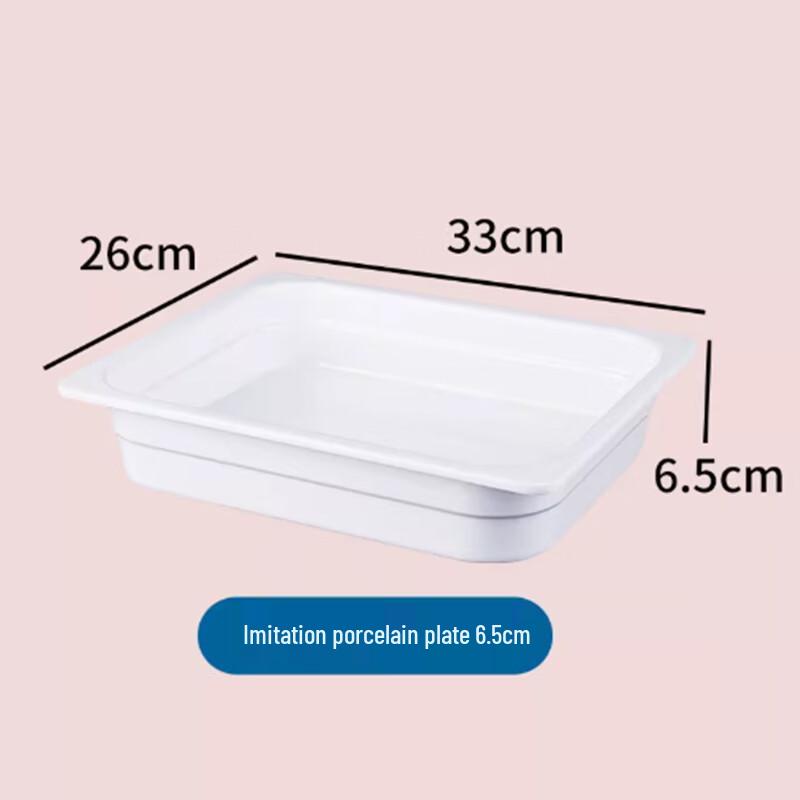 Commercial Imitation Porcelain Fruit and Snack Plate