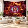 Burnley Football Wall Tapestry, Soft Fabric Wall Hanging, Decorative Backdrop For Bedroom Home Wall Art