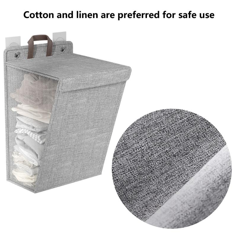 Practical Cloth Storage Bag Convenient and Soft Hangings Storage Hampers Handy Container for Bedroom and Laundry Room