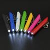 3 In 1 Emergency Ballpen With Led Flashlight & Whistle Keychain