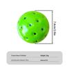 Silent Pickleball Balls Quiet Foam Pickleballs Practice Balls with Exact Real Ball Bounce Soft PU Pickleball Ball for Indoor Use
