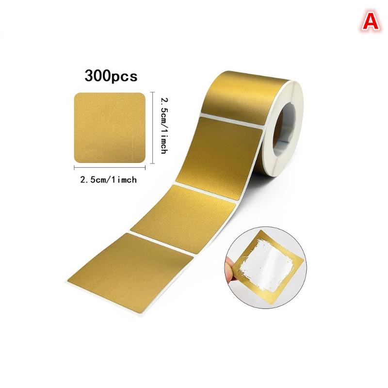 Reward Scratch Card Film Coated Stickers Gray Silver Gold Scratch Off Labels Diy Redemption Vouchers Scratched Stripe Card Film